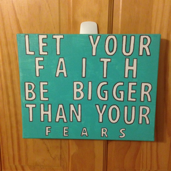 Quote canvas art dorm decor - Picture 1 of 1