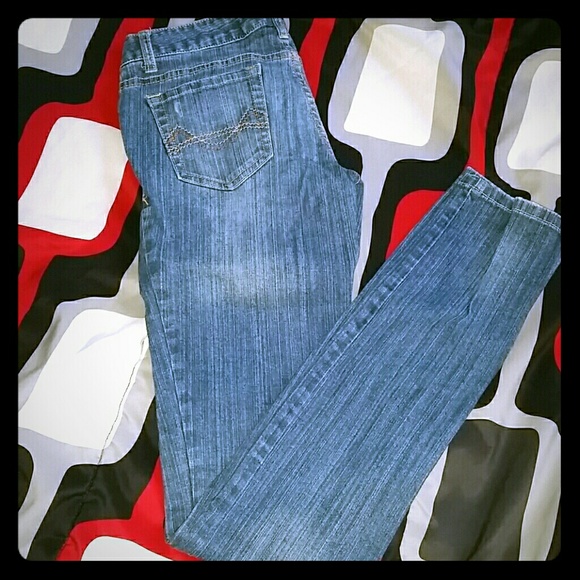 Faded skinny jeans