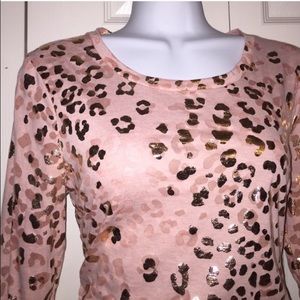 Calvin Klein Pink Leopard Shirt