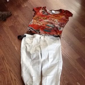 Bila sequined top. Size L