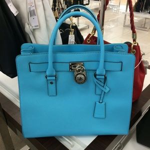 Michael Kors Hamilton Large Aquamarine New