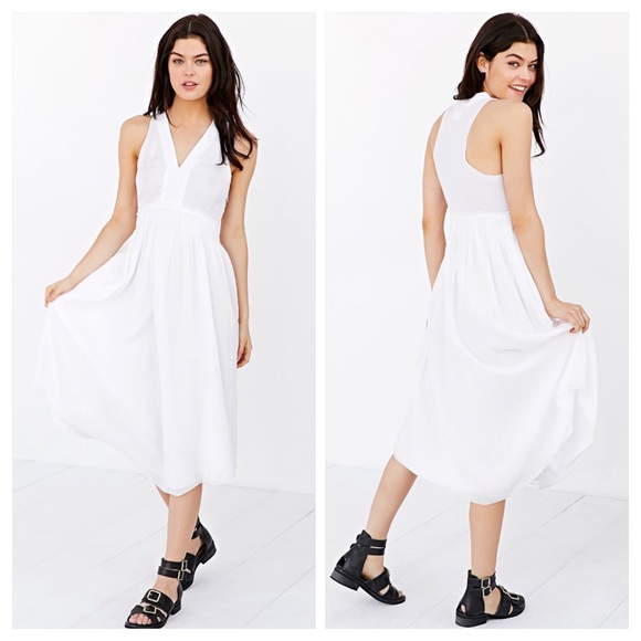 Urban Outfitters Dresses & Skirts - Urban Outfitters d. Ra White Striped Shadow Dress