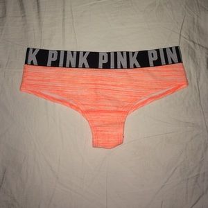 Nwot PINK cheekster logo panties