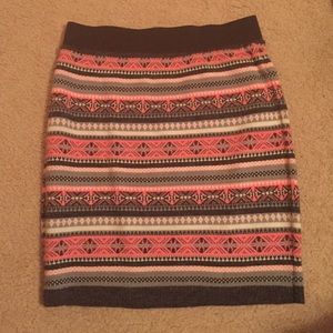 Kohls knit body con skirt.