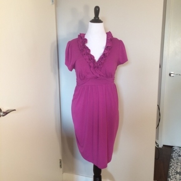 Merona Purple Ruffle Dress