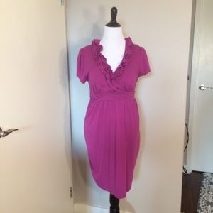 Merona Purple Ruffle Dress