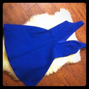 Cobalt Xt Deep Cut Dress