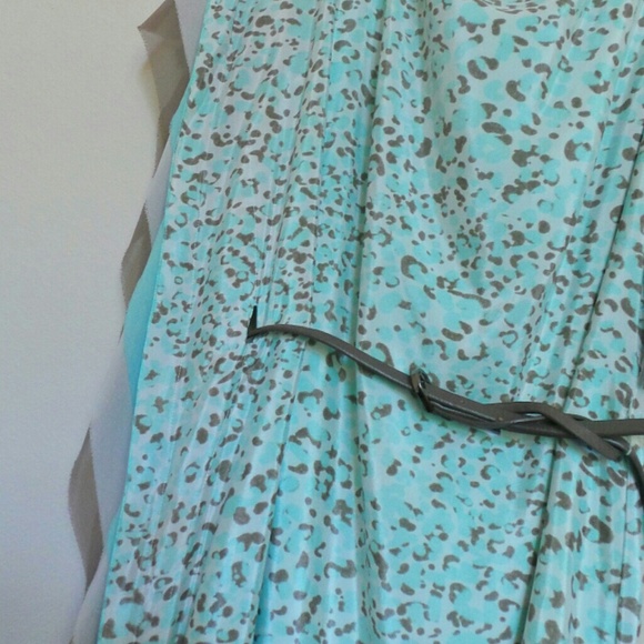 Vince Camuto mint print dress - Picture 3 of 4