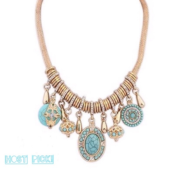 Beautiful turquoise necklace. - Picture 2 of 2