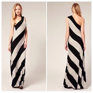 Ted Baker Black and Gray Dress