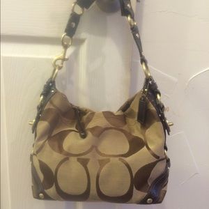 Authentic Coach Carly signature C's purse