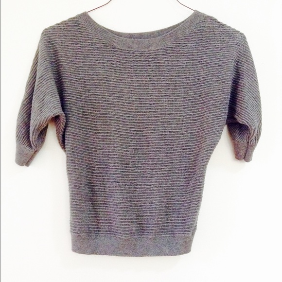 Gray express pullover