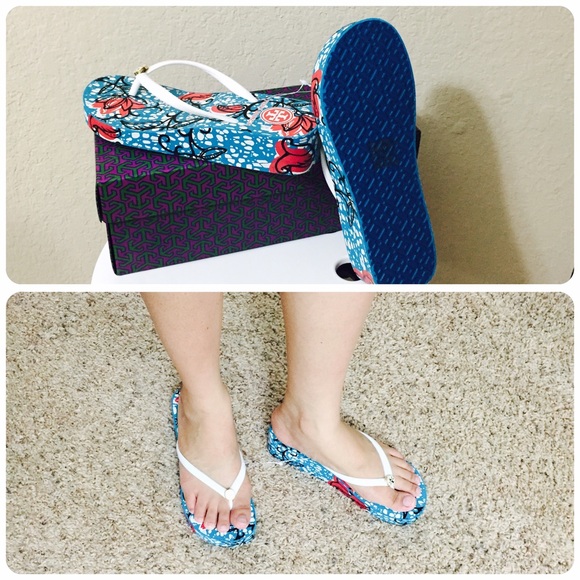 Tory Burch Shoes - ⚡️Sale⚡️Tory Burch Wedge Flip-Flop