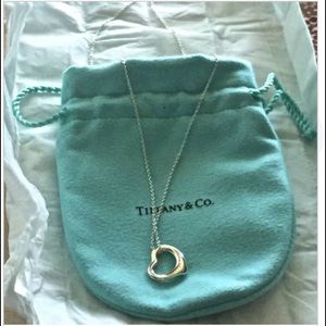 Tiffany & CO Open Heart Necklace