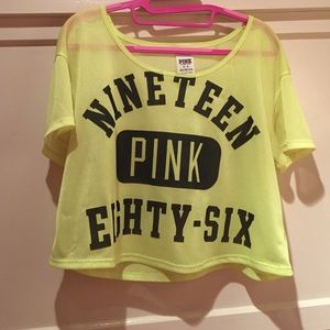PINK Cropped Jersey