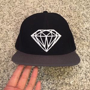 Diamond strapback hat