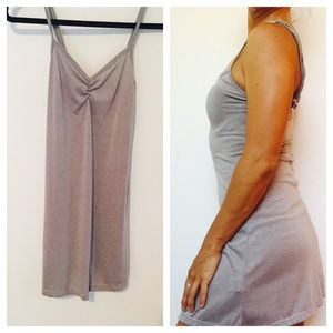 Sparkle & Fade slip dress grey Small