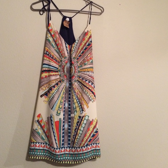 🎉2X HP🎉Colorful v-neck dress 💕
