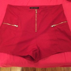 Red Foreign Exchange Shorts