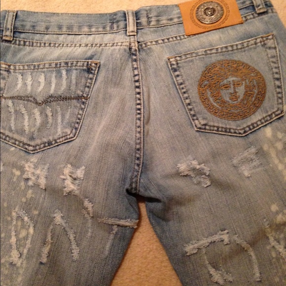 Versace Denim - Versace jeans couture distressed denim. Never worn