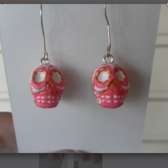 Sugar skull earrings