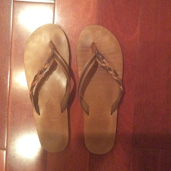 Rainbow Braided Sandals