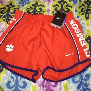 Orange Clemson Nike Shorts