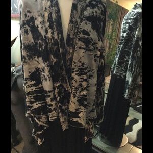 Open front jacket top XL