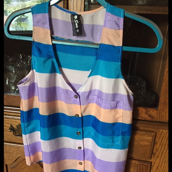 Striped blouse - Picture 1 of 2