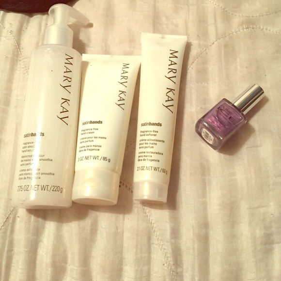 The satin hands Mary Kay collection