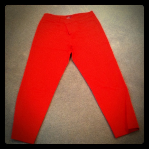 Red/Orange Merona Capris