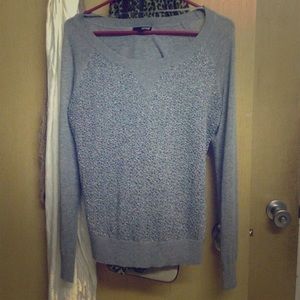 Shimmery Grey Sweater