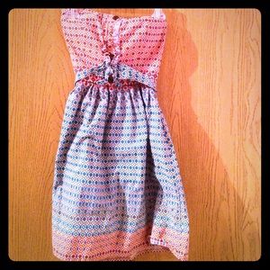 Strapless dress