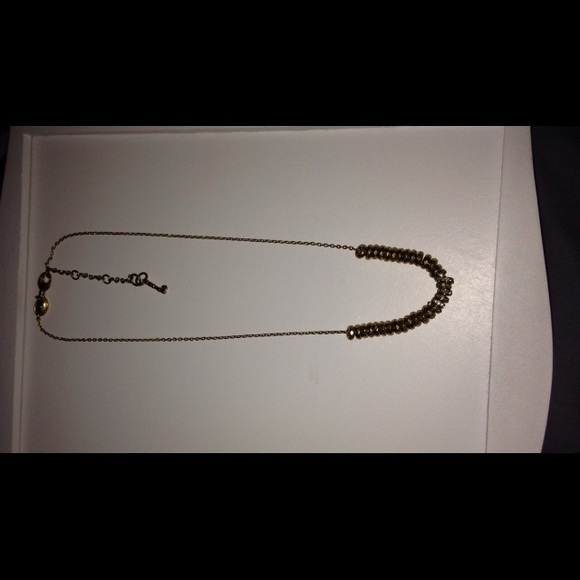 Fossil Gold Necklace