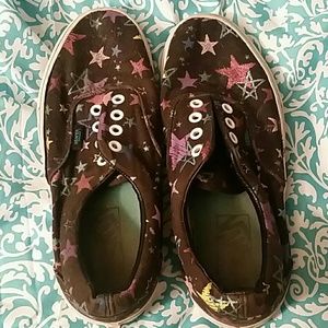 Muticolored star Vans