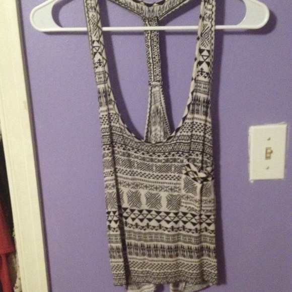 Aztec racetrack tank top