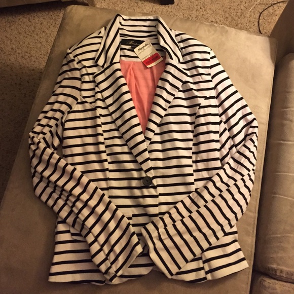 Stripped blazer
