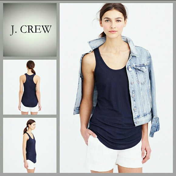 crew neck racerback tank