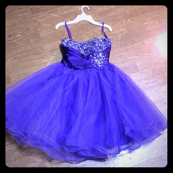 Let's Fashion Prom Dress Purple