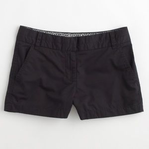 J. Crew Factory Chino 3" Shorts in Black sz 00