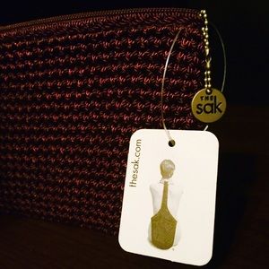 The Sak Zippered Pouch Makeup Bag