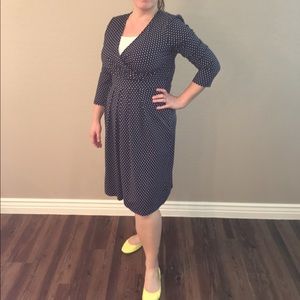 Talbots faux wrap dress ❌donated❌