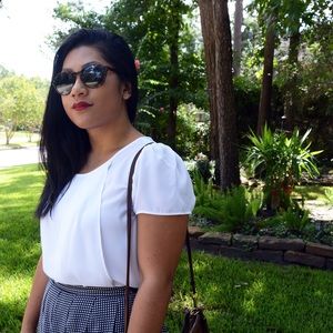 [Mikarose] Front Drape Top