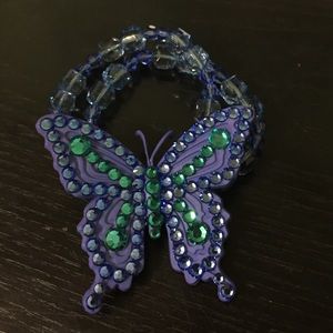 Tarina Tarantino Blue Butterfly Bracelet