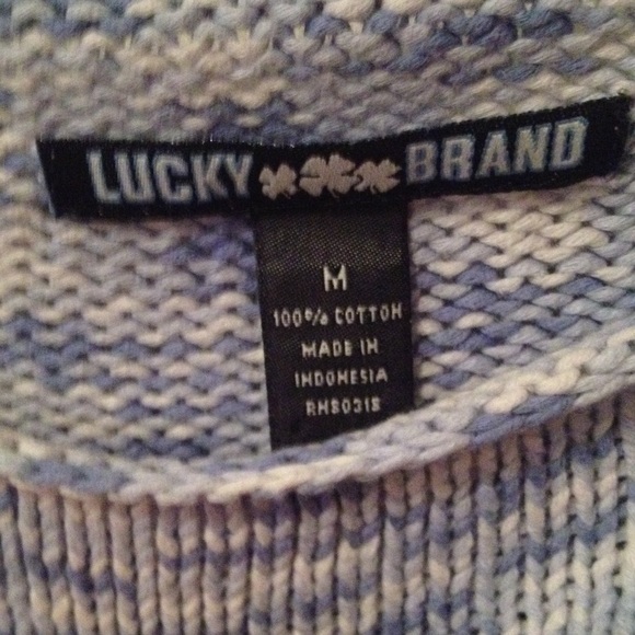 Cropped Blue Knit Sweater - Picture 2 of 2