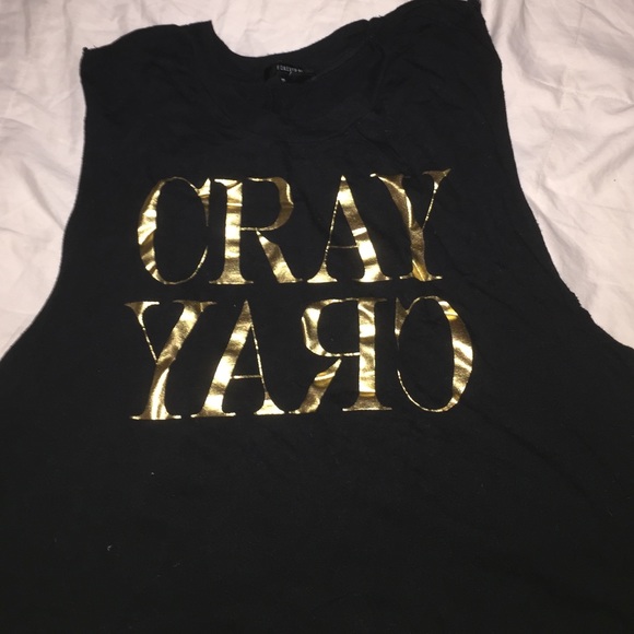 Black CRAY CRAY Muscle Tee