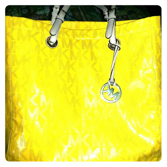 MICHAEL Michael Kors Handbags - Stunning Yellow Michael Kors Tote Bag