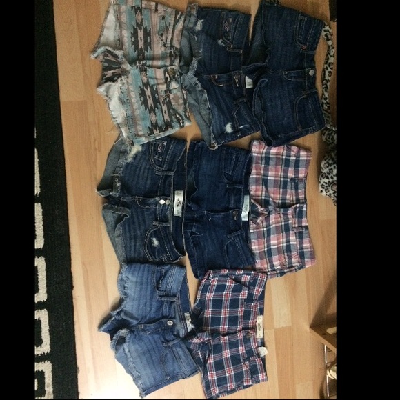 Variety of Abercrombie, Hollister, and Aero Shorts