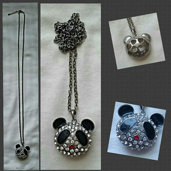 Accessories - Bear Necklace With Gems
