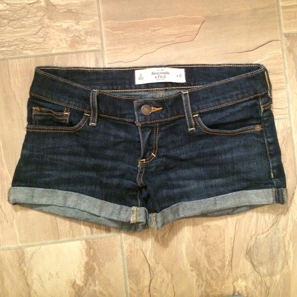 Abercrombie and Fitch Low-rise Denim Shorts Size 0